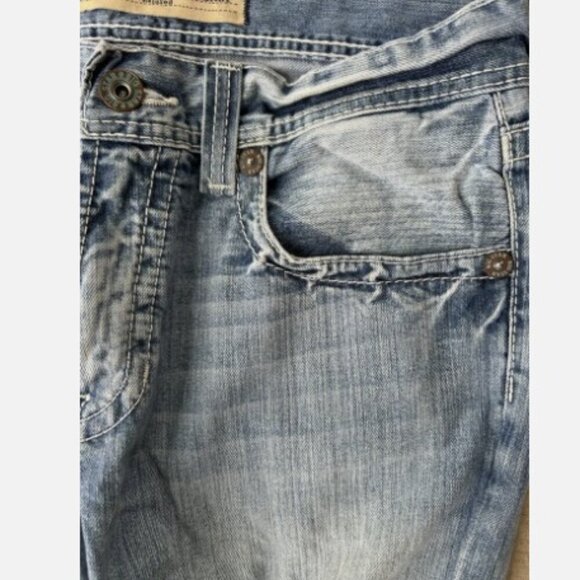 Big Star Voyager Straight Relaxed Fit Jeans Men's Size 32S Distressed Western - Picture 7 of 10